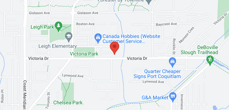 map of 3473 VICTORIA DRIVE